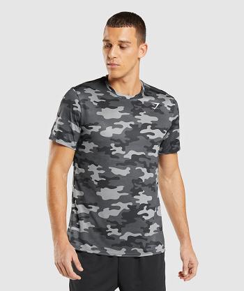 T Shirts Męskie Gymshark Arrival Szare | PL 3958ZUT